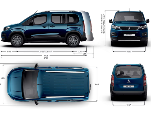 ГАБАРИТНЫЕ РАЗМЕРЫ